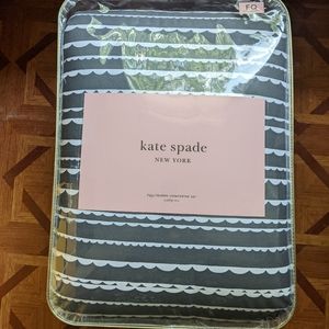 NIP Kate Spade Scallop Row Queen/Full Comforter